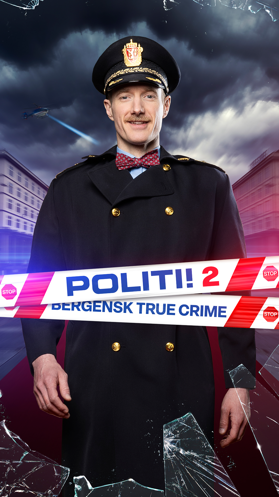 Politi!2 - Bergensk true crime teater i Bergen hausten 2025, med skodespelar Sigmund Njøs Hovind