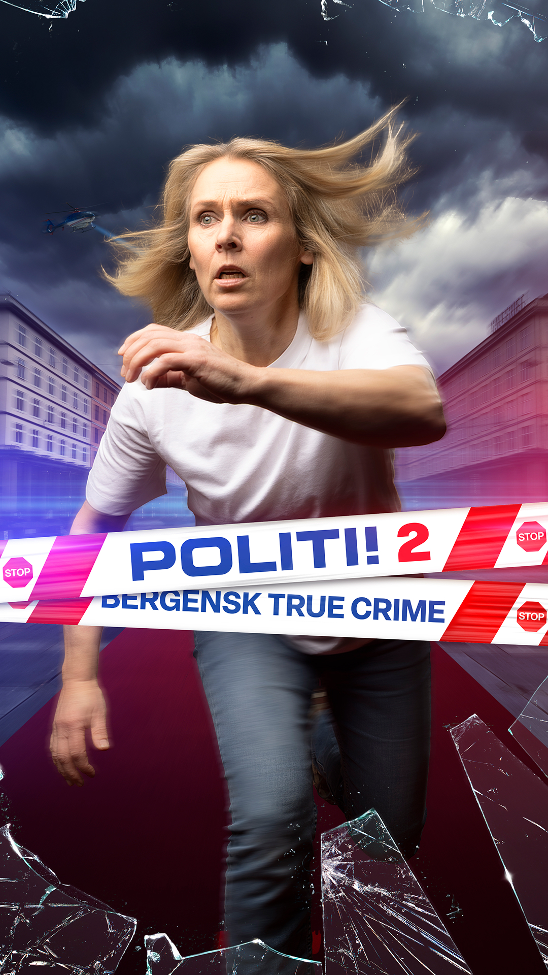 Politi!2 - Bergensk true crime teater i Bergen hausten 2025, med skodespelar Vibeke Havre Flesland